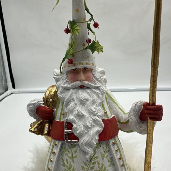 Dash Away Candlelight Santa Figure by Patience Brewster 11” - Picture 6 of 6